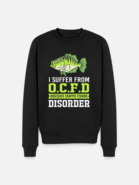 Crappie Fish Perch Sunfish - Men's Premium Organic Jumper - black