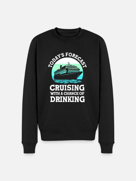 Cruise Cruise Ship - Men's Premium Organic Jumper - black