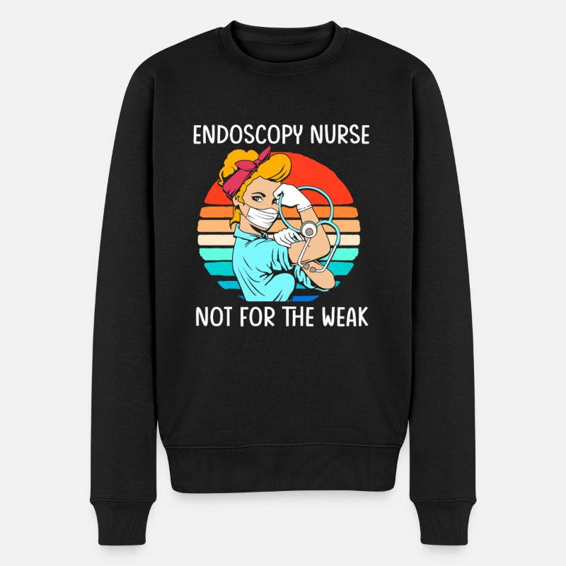 Gastro-entérologie - Pull Premium bio Homme - noir