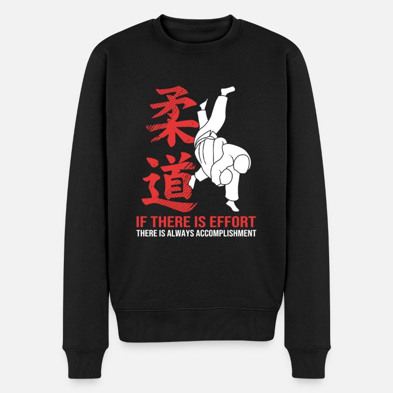 Judo - Pull Premium bio Homme - noir