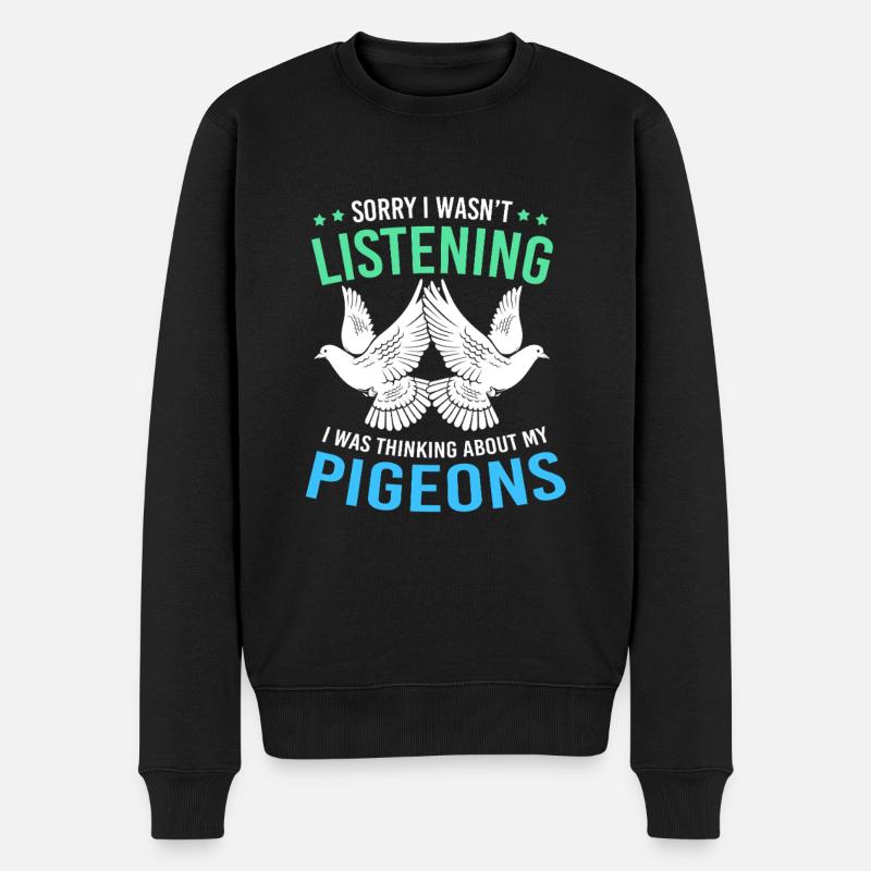 Pigeons pigeons - Pull Premium bio Homme - noir