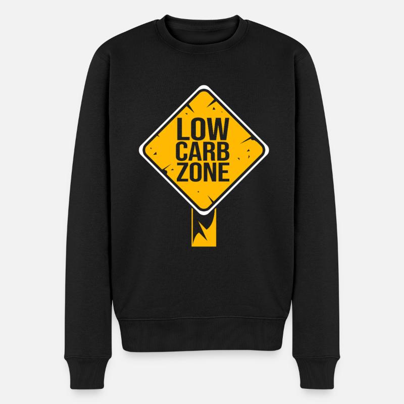 Keto - Männer Premium Bio Pullover - Schwarz