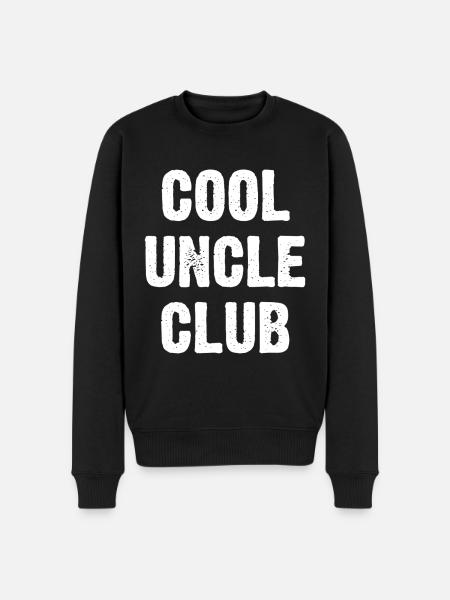 Cool Uncle Club - Men's Premium Organic Jumper - black