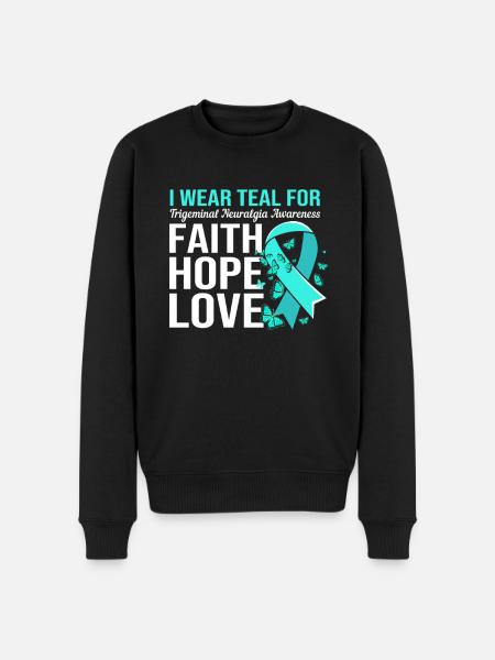Trigeminal neuralgia - Men's Premium Organic Jumper - black