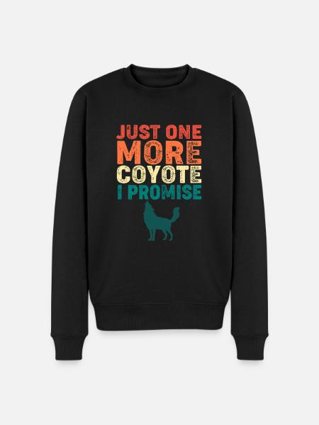 Coyote Hunting Hunter - Men's Premium Organic Jumper - black