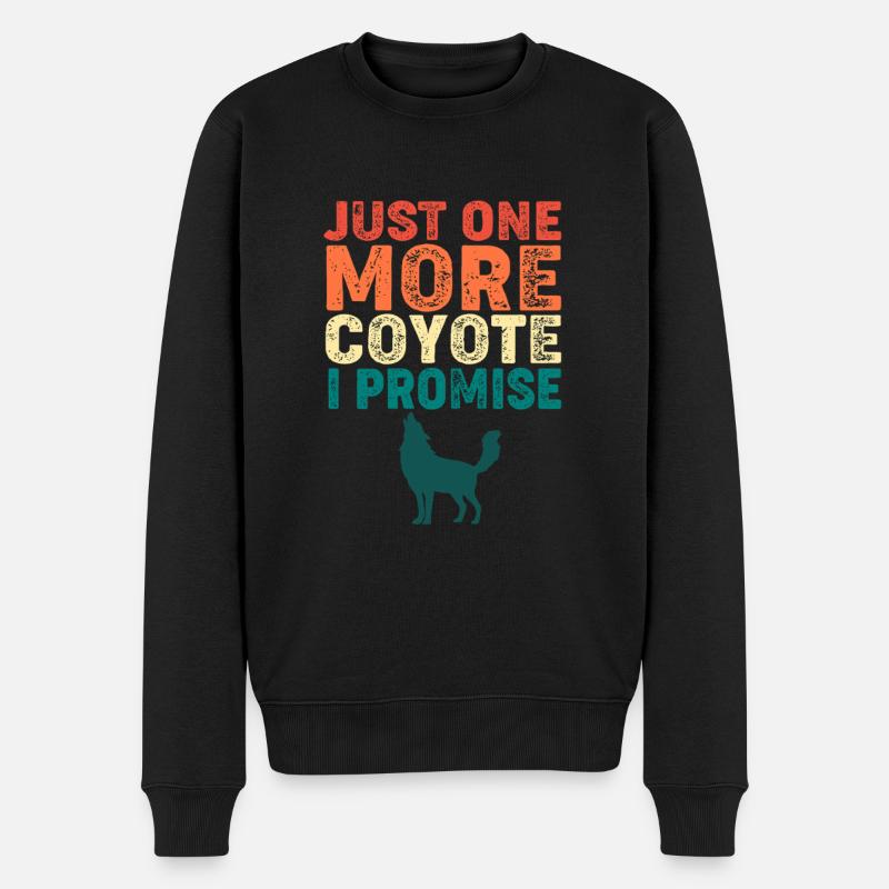 Chasseur de coyotes - Pull Premium bio Homme - noir