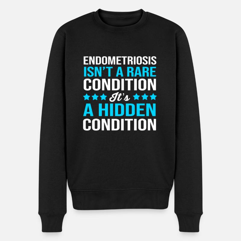 Endométriose Endo - Pull Premium bio Homme - noir