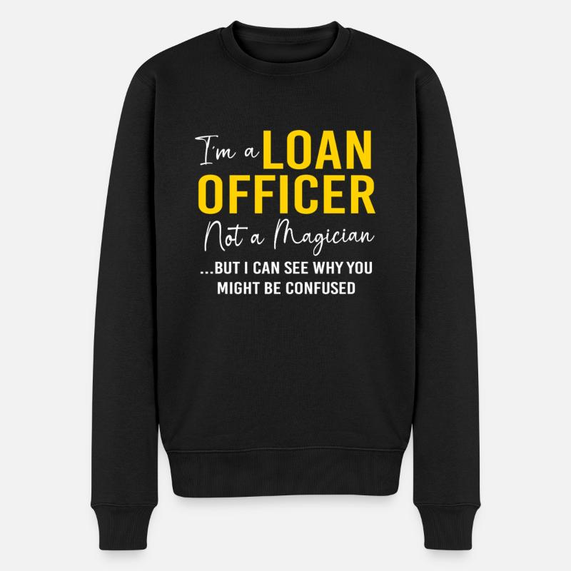 Schulden Hypothek Eigentumswohnung - Männer Premium Bio Pullover - Schwarz