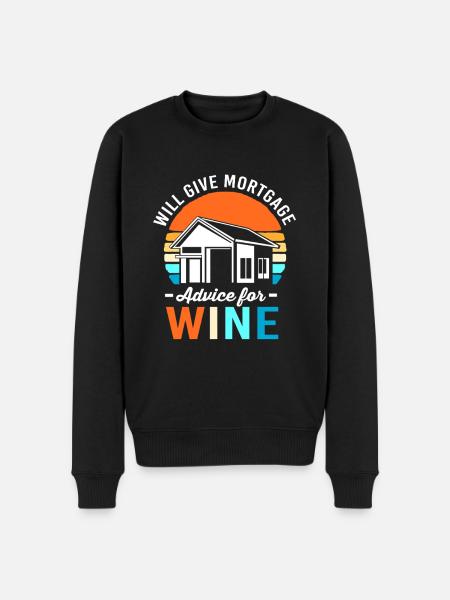 Debt Condominium Mortgage - Men's Premium Organic Jumper - black