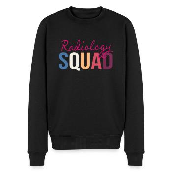 MRT Radiologe Radiologie Rad Tech Röntgen - Männer Premium Bio Pullover - Schwarz - Vorne - Nico (187cm)