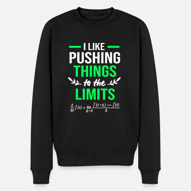 Mathématiques Mathématiques - Pull Premium bio Homme - noir