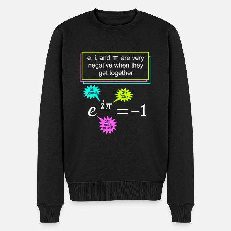 Matematiker Matematik Matematisk Matematik - Økologisk premium-sweatshirt til mænd - sort