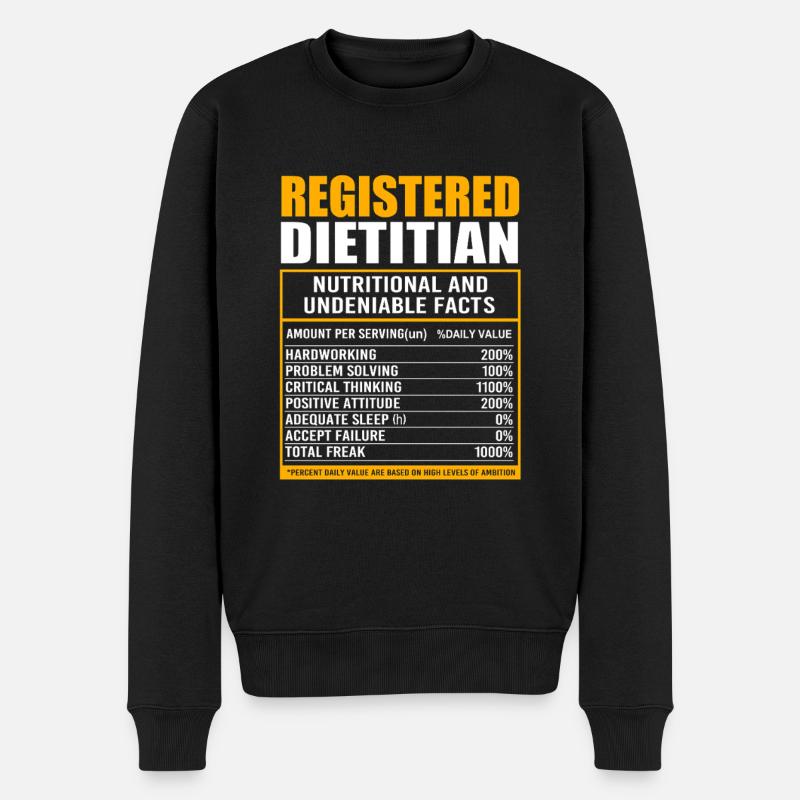 Diätassistent Diät - Männer Premium Bio Pullover - Schwarz