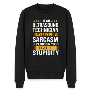 Ultraschalltechniker Ultraschall Techniker - Männer Premium Bio Pullover - Schwarz - Vorne - Nico (187cm)