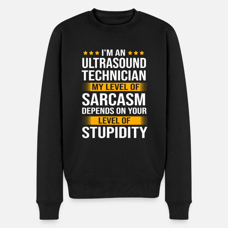 Ultrasonic Technician Ultrasonic Technician - Men's Premium Organic Jumper - black