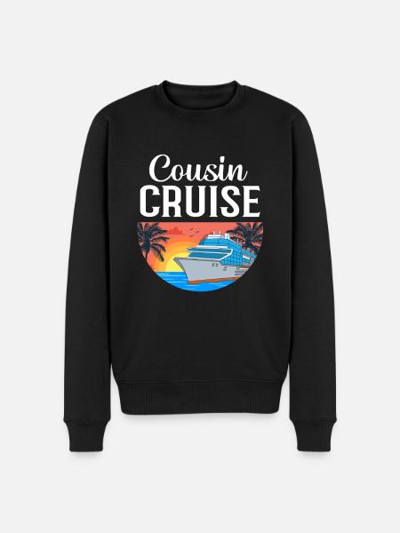 Cousins Cruise Cruise Ship - Men's Premium Organic Jumper - black
