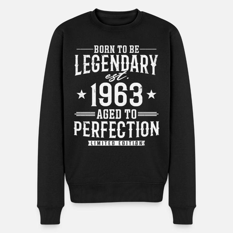 Légendaire depuis 1963 - Pull Premium bio Homme - noir