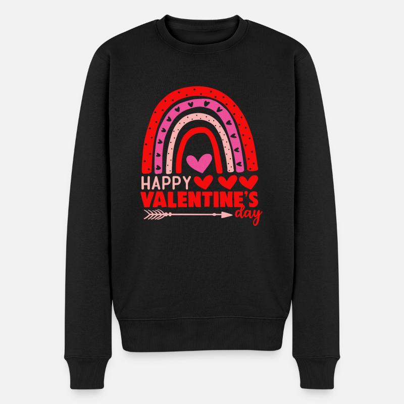 Joyeuse Saint-Valentin - Pull Premium bio Homme - noir