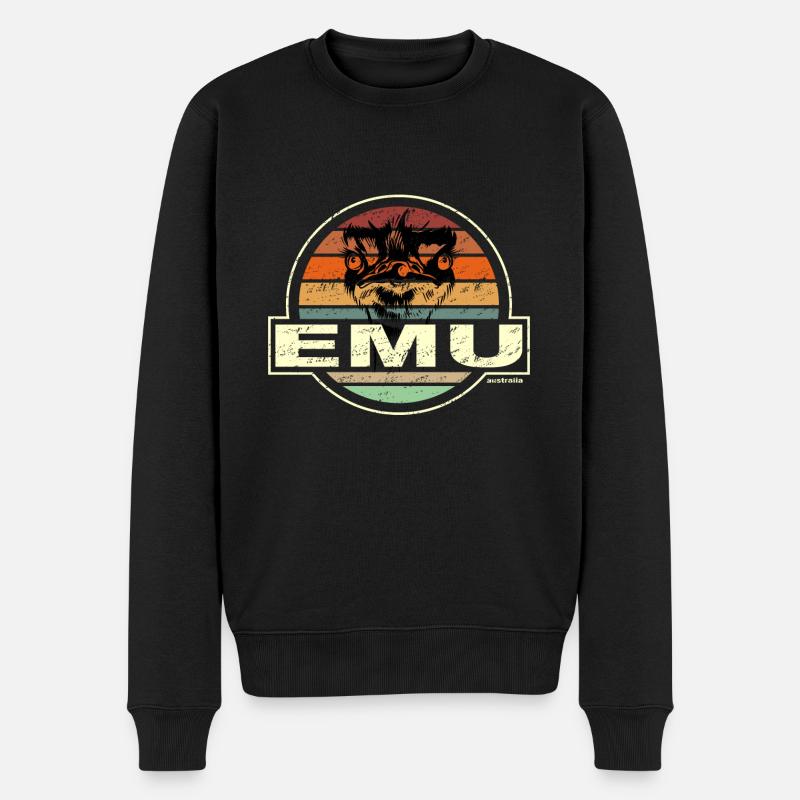 EMU - Men's Premium Organic Jumper - black