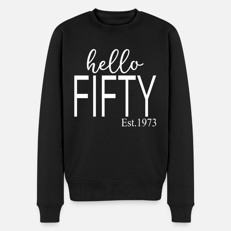 bonjour Fifty - Pull Premium bio Homme - noir