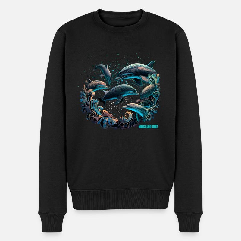 RÉCIF DE NINGALOO - Pull Premium bio Homme - noir