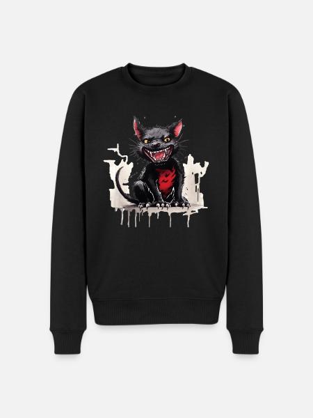 Cute Tasmanian devil - Men's Premium Organic Jumper - black