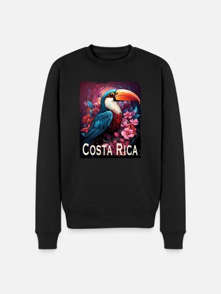 Costa Rica - Men's Premium Organic Jumper - black