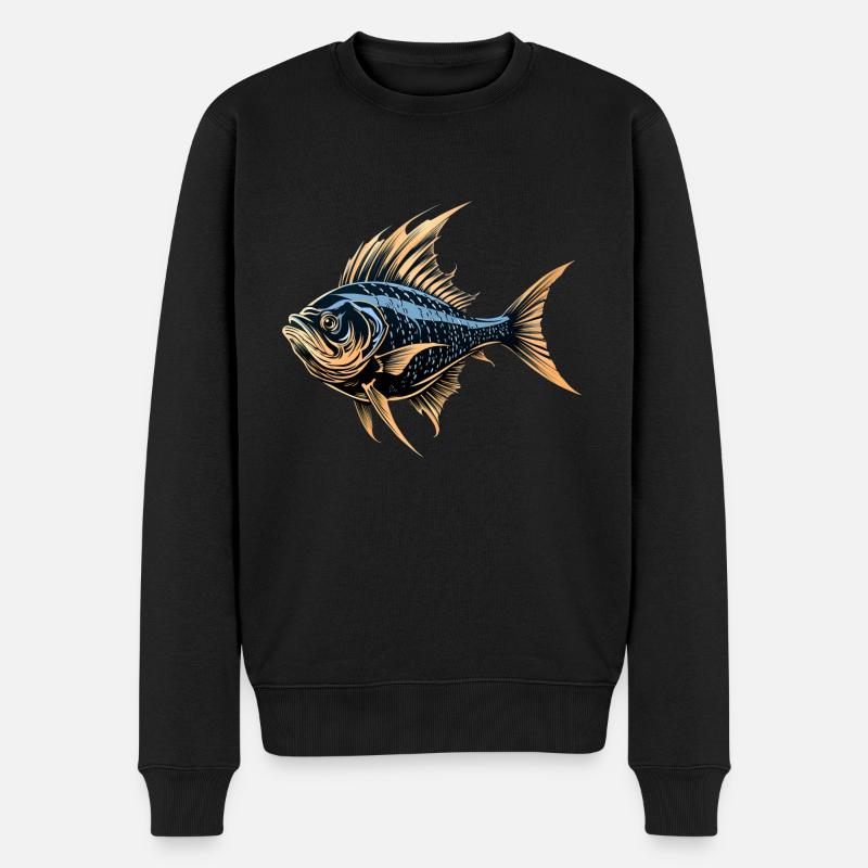Poisson - Pull Premium bio Homme - noir