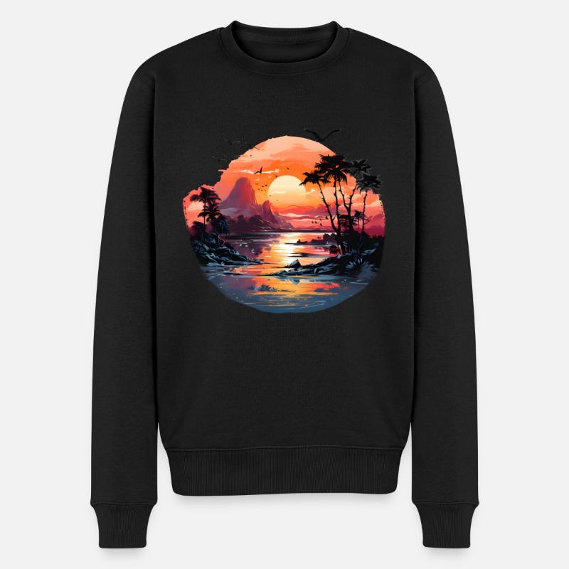 Île Dreamland - Pull Premium bio Homme - noir
