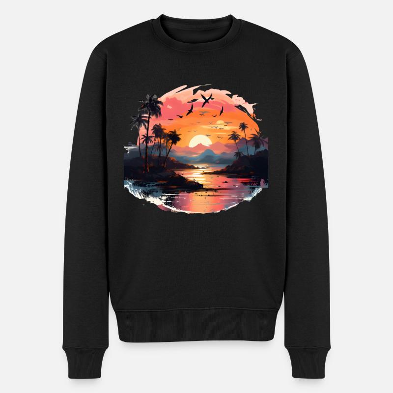 Île Dreamland - Pull Premium bio Homme - noir