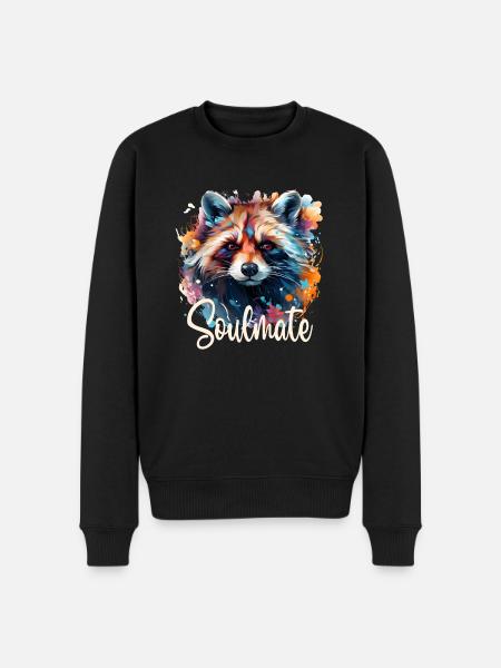Soulmate - Men's Premium Organic Jumper - black