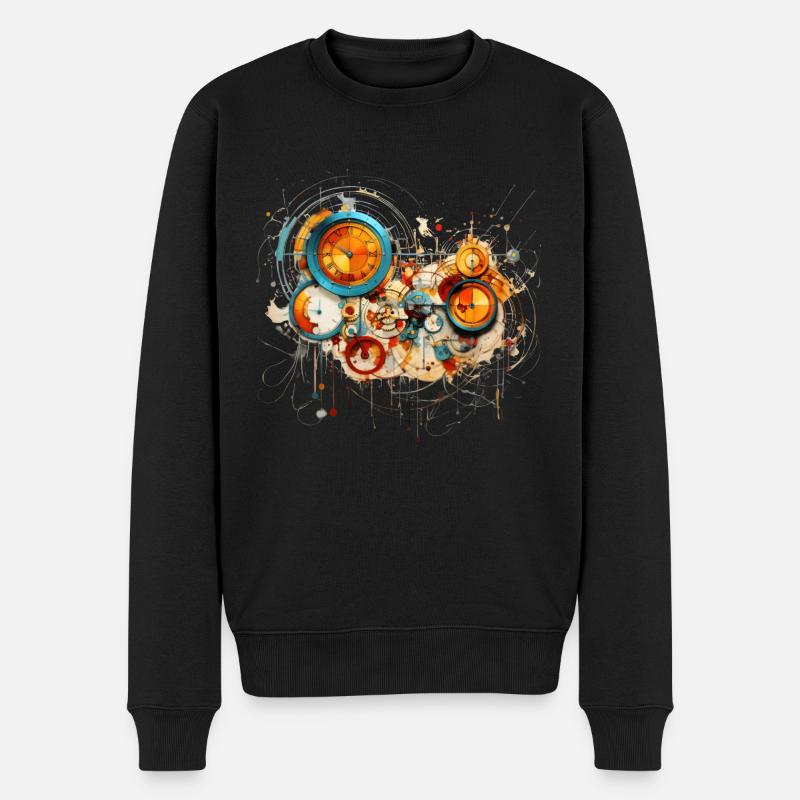 Matematic Design - Men's Premium Organic Jumper - black