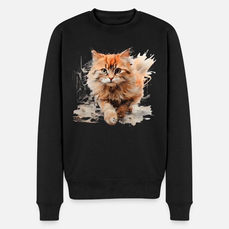 Chaton mignon - Pull Premium bio Homme - noir