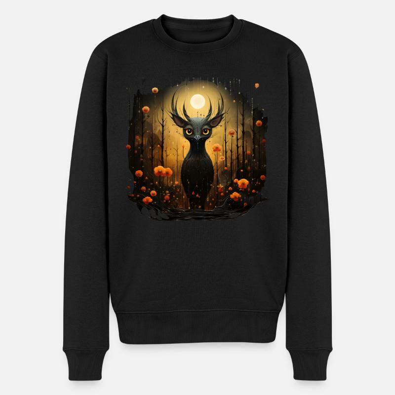 Fauve doux - Pull Premium bio Homme - noir