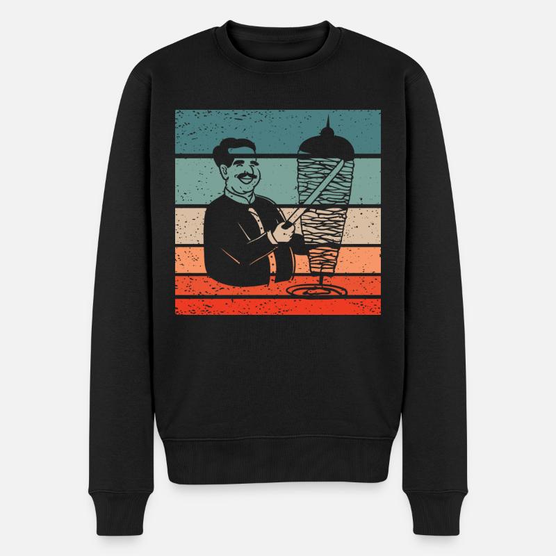 Doner Kebab Retro Style Vintage - Pull Premium bio Homme - noir