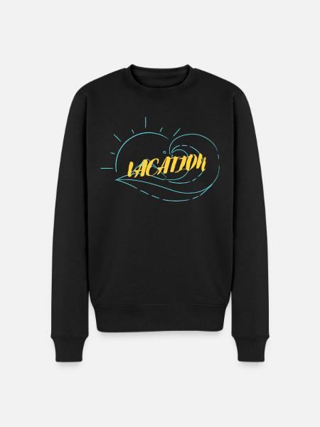 Vacation - vacation time - Men's Premium Organic Jumper - black