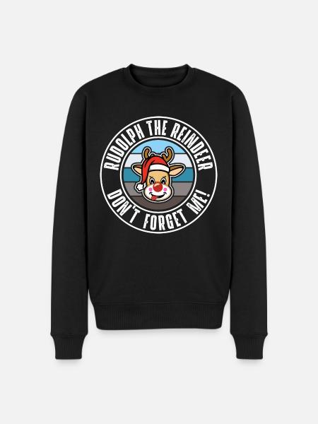Rudolph - Men's Premium Organic Jumper - black