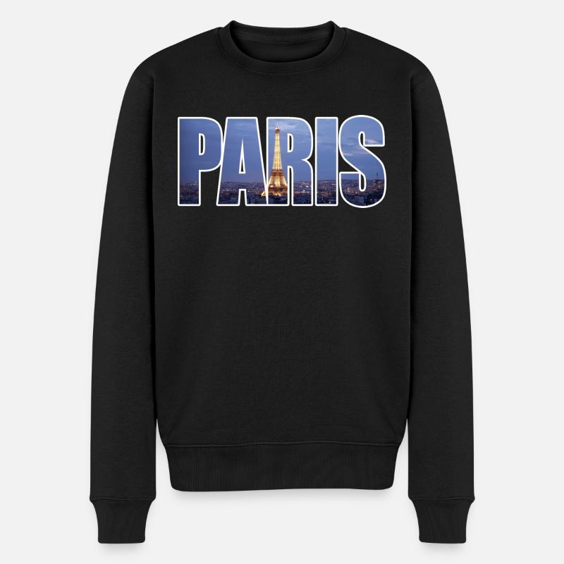 Paris - Pull Premium bio Homme - noir