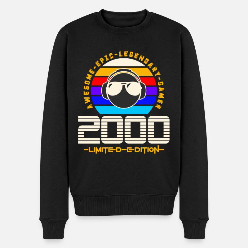 2000 - Pull Premium bio Homme - noir