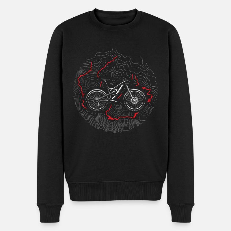 MTB 01 - Männer Premium Bio Pullover - Schwarz