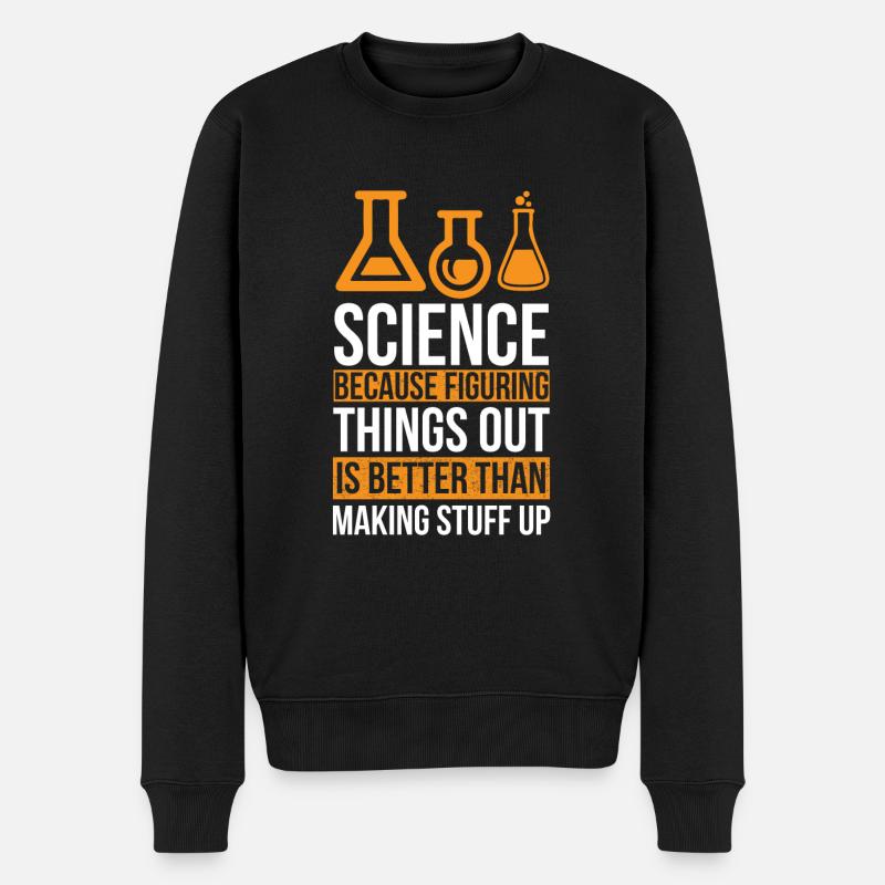 Science Drôle Science - Pull Premium bio Homme - noir