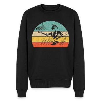 Pizzeria Art Pizzaïolo - Pull Premium bio Homme - noir - Devant - Nico (187cm)