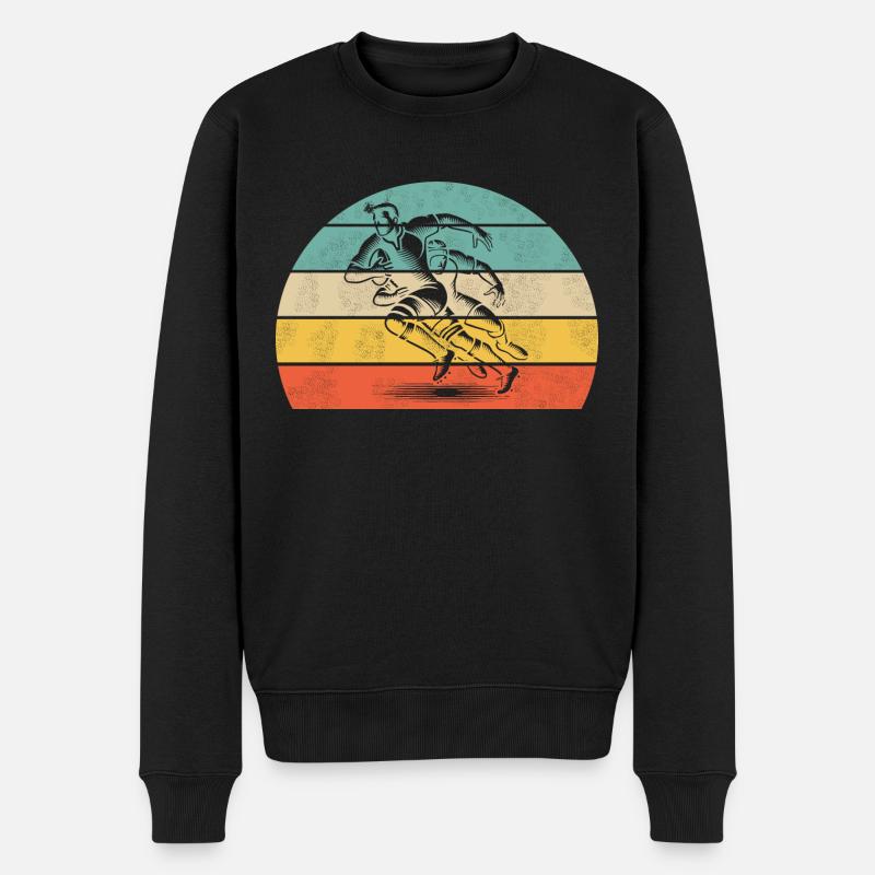 La puissance du rugby - Pull Premium bio Homme - noir
