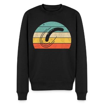 Boomerang - Pull Premium bio Homme - noir - Devant - Nico (187cm)