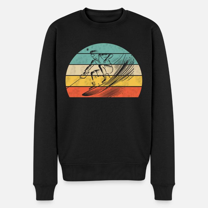 Action de wakeboard - Pull Premium bio Homme - noir