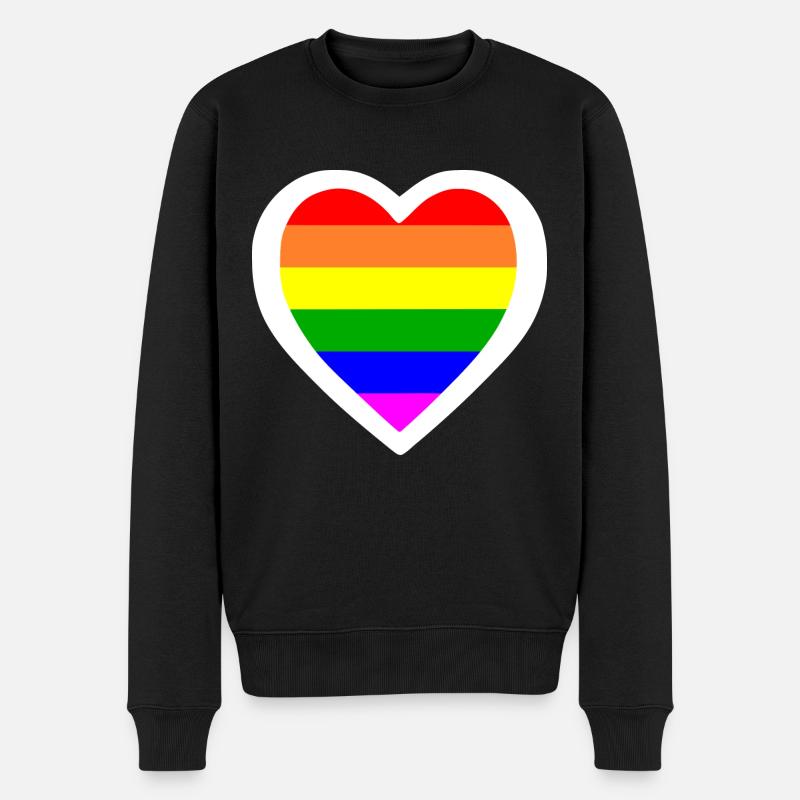 Lgbtq - Pull Premium bio Homme - noir