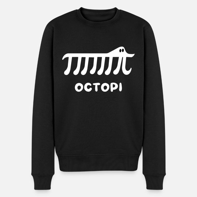 Pi - Pieuvre - Pull Premium bio Homme - noir