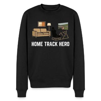 Maillot Track Hero Sim Racing - Pull Premium bio Homme - noir - Devant - Nico (187cm)