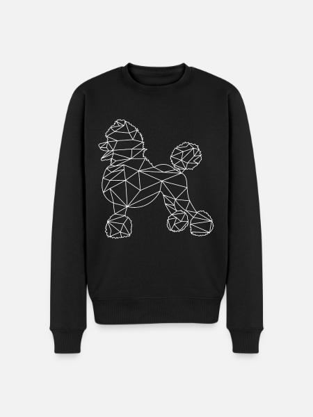poodle - Men's Premium Organic Jumper - black