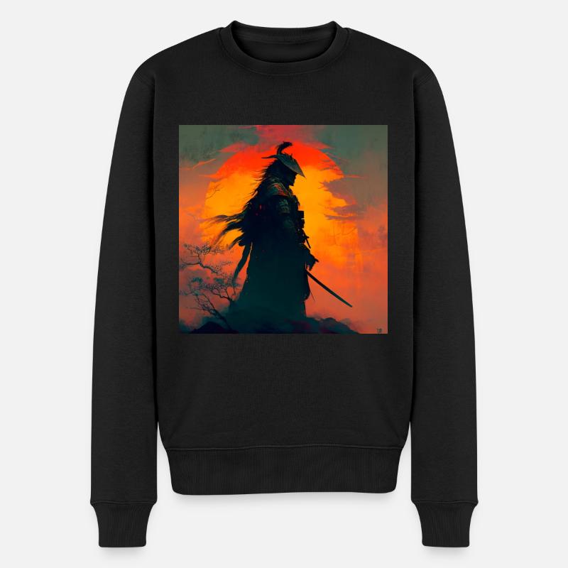 Samurai Warrior - Men's Premium Organic Jumper - black